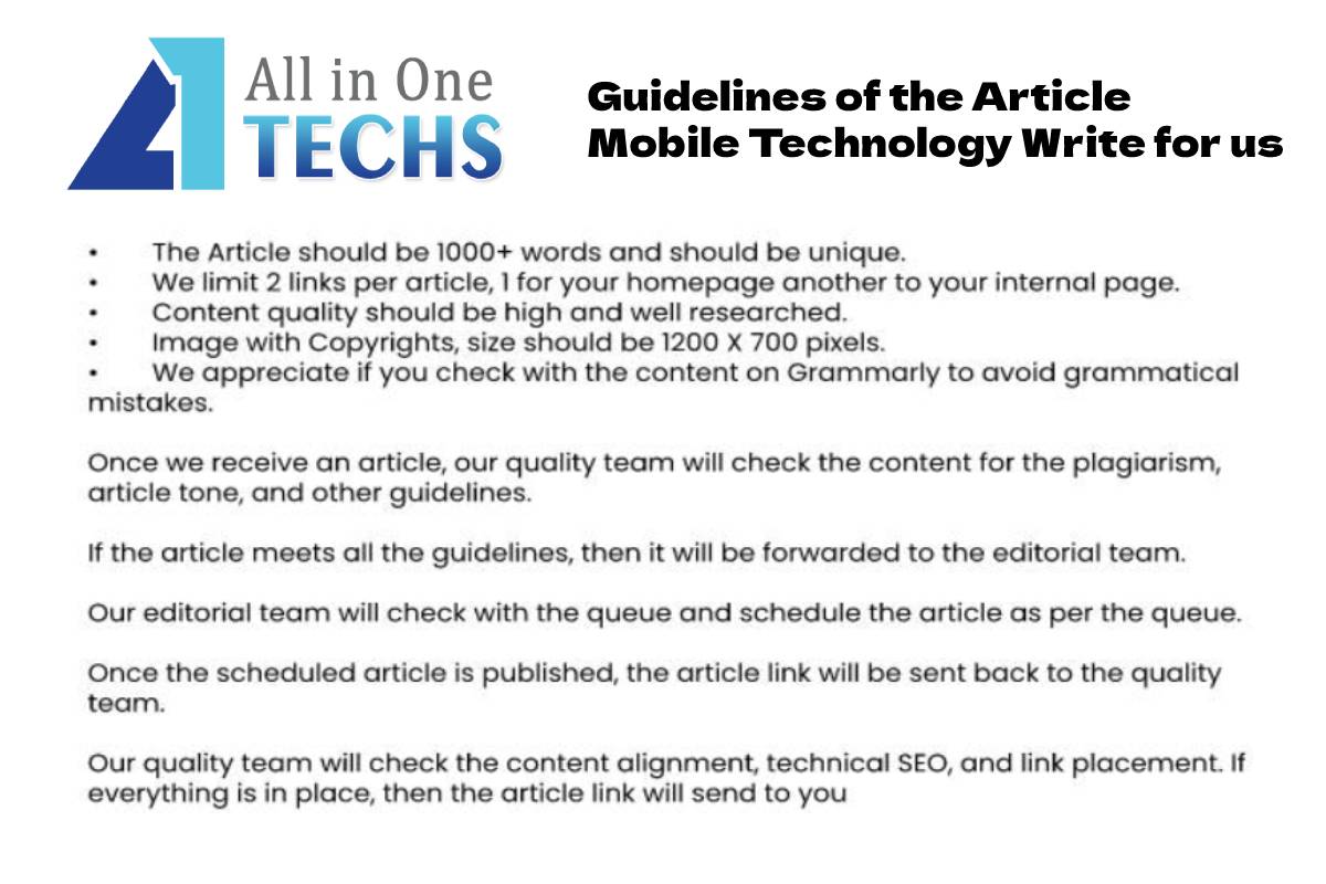 Guidelines Mobile Tech
