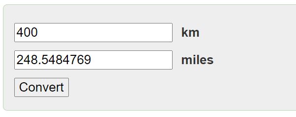 400 Km to miles